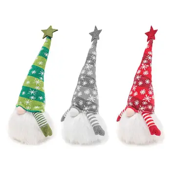 Kalėdų Elf Apdaila Ilgai Skrybėlę švedijos Gnome Tomte Lėlės, Papuošalai LED Šviesos Dropshipping