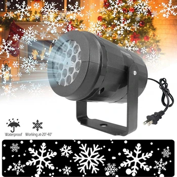 Kalėdų Snaigės LED Projektorius, Šviesos Šventė Namuose Šalis Dekoro Naktį Lempos Sniego Projektoriaus Šviesos Kalėdų Decorati