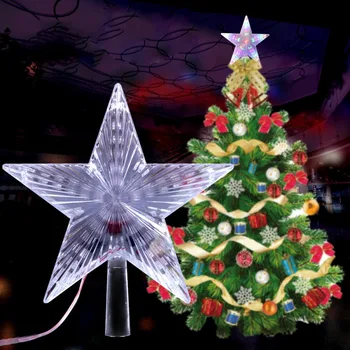 Kalėdų Žvaigždės Spalvotų Kalėdų Eglutė Topper Dekoracijos Namams