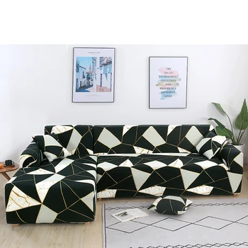 Kampas sofa apima kambarį L SHAPEsofa padengti ruožas slipcover sofos padengti atskirti dizainas (L formos, turi pirkti 2 vienetų)