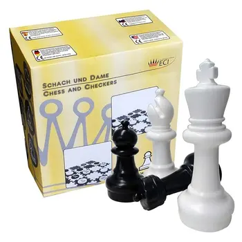 Karalius 31 cm didelių šachmatų komplektas. Ši vandeniui žaidimas yra ideali vieta jaunų ir senų ir mokykloms