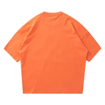 Karalius Mlrd. medvilnės Vyrų vasaros vyriški T-shirt prarasti 5 pusmetį trumparankoviai atsitiktinis pagrindinio marškinius, O ant kaklo