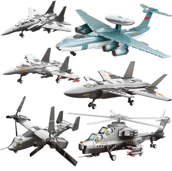 Karinės Serijos F-15 Eagle Kovotojas Blokai Modelis Armijos Įrangos Pardavimas, Biuro Įrangos Lėktuvo Nustatyti Plytų Miesto Vaikų Žaislai Vaikams Dovanų