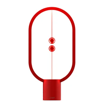 Karšto Dropship USB Įkrovimo Hengpro Balansas LED Stalo Lempa Elipsės Magnetinio ore Jungiklis Akių Priežiūros Nakties Šviesos Prisilietimu Kontrolė