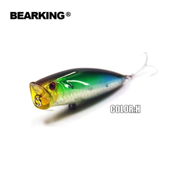 Karšto modelio kokybė Bearking prekės Popper 1PC 8cm 20g Sunku Žvejybos Masalas Suku Masalas Ežero, Upės Žvejybos Wobblers Karpių Žvejybos Masalus