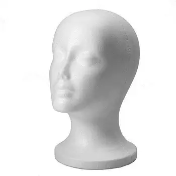 KARŠTO Moteris Putų Manekeno Galvos Modelio Kepurę Perukas Stendas balta Stovo