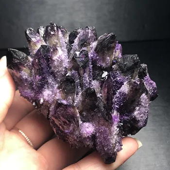 KARŠTO Pardavimo Naujovė Natūralus Kvarco Kristalas Violetinė dvasios Grupių VUG Mineralinių Pavyzdys Gydymo