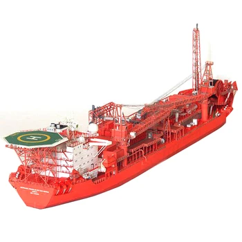 Karšto pardavimui, 1:400 norvegijos FPSO Jūroje Plūduriuojančius Gamybos Tanklaivis 3D Popieriniai Laivas