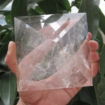 Karšto Parduoti ! 520~800g 90*90 & 95*95mm Didelės Gamtos Roko Aišku, Kvarco Kristalo Piramidės Reiki Healing cristal Energijos Piramidės 2020 m.
