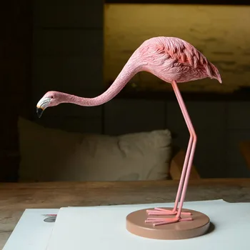 Kasdien Surinkimo Mielas Pink Flamingo Namų Puošybai Gyvūnų Statulėlės, Pasakos Sodo Vestuves Ornamentu Kalėdų Mėgėjams Dovana