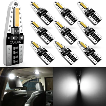 Katur 10x T10 W5W LED Lemputė Canbus Automobilių Žibintai 