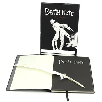 Kawaii Anime Death Note, Notebook Su Plunksna Pen Leidinys Sketchbook Darbotvarkės Planavimo Notepad Dovanų mokyklinės prekės, Raštinės reikmenys