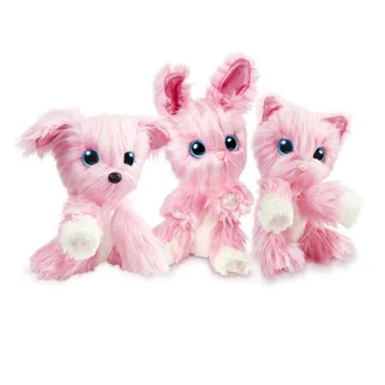Kawaii Pliušinis Žaislas, Katė, Šuo, Triušis Mielas Vonia Lėlės, Žaislai Vaikams 3 Spalvų Pliušinis iškamša Kolekcijos Lėlės Siurprizas