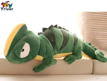 Kawaii Pliušinis Žalias Driežas Chameleonas Iguana Žaislas Milžinišką Iškamša Lėlė Baby Vaikams, Vaikų Gimtadienio Dovana Namų Parduotuvė Dekoro Triver