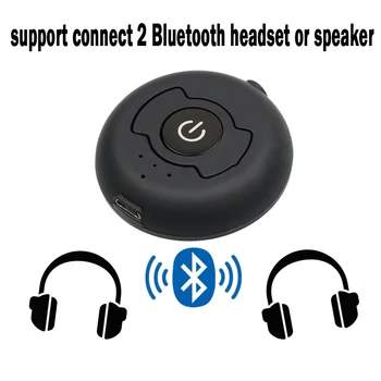 Kebidu 3.5 mm Bluetooth4.0 Siųstuvas Multi-point Wireless Blutooth Audio Stereo Muzikos Dongle Adapterį, TV, PC Kompiuteris