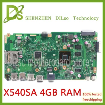 KEFU X540SA Plokštė tinka ASUS X540SA X540 X540S N3700/N3710 CPU Nešiojamojo kompiuterio Plokštę 4GB ATMINTIES bandymų Plokštę darbas