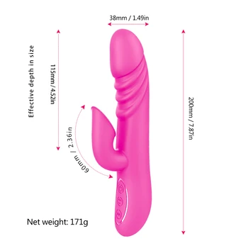 Kelių greičių G Spot Čiulpti Vibratorius USB Mokestis Žodžiu Klitorio Stimuliatorius Rabbit Vibratorius Didelis Vibratorių Erotinis Sekso Produktai Moterims
