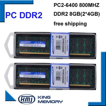 KEMBONA Didmeninė 2VNT/Daug DARBALAUKIO DDR2 8GB KIT(2X4gb)800MHz pc2-6400 Dual-channel DDR2 8G Darbalaukio atmintis A-M-D Suderinama