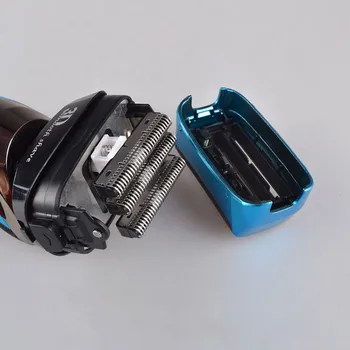 Kemei Stūmokliniai Elektrinis Skustuvas Vyrams 3D Plūduriuojantis Keturių Peiliukų Skutimosi Mašina Vandeniui Razor Įkrovimo Barzda Žoliapjovės
