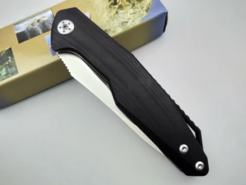 KESIWO D2 sulankstomas peilis taktinis išgyvenimo kišenėje peiliai rutulinis guolis flipper ašmenys G10 medienos rankena lauko kempingas EDC įrankiai