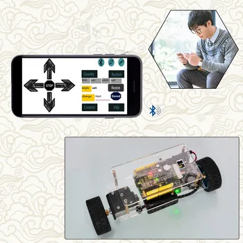 Keyestudio Savarankiškai balansavimas Automobilių Rinkinys Arduino Robotas Automobilių /KAMIENINIŲ Rinkiniai Žaislai Vaikams