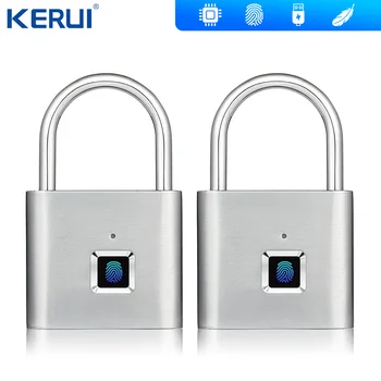Keyless USB Įkrovimo pirštų Atspaudų Durų Užraktas Lock 