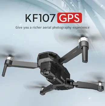 KF107 GPS RC Drone su 4K HD Dual Camera Gestų Kontrolės 25 Minutes 1,5 KM 5G Wifi FPV Brushless Variklio Dron VS F11 Zen K1 SG906