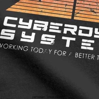 Kietas Vyrų Marškinėlius Cyberdyne Sistemų Terminatorius Medvilnės Marškinėliai, Arnoldas Schwarzeneggeris, 