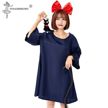 Kiki ' s Delivery Service Kiki eksportuojami į Japoniją, cosplay kostiumai suaugusiems minimalistinio Japonijos Ragana mažai ragana drabužiai