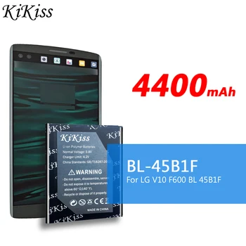 KiKiss Baterija BL-46ZH Už LG V10 V20 K7 K8 K10 Leonas Duoklė 2 Baterijos D213 H340 Baterija BL-44E1F BL-45A1H BL-45B1F BL-46ZH