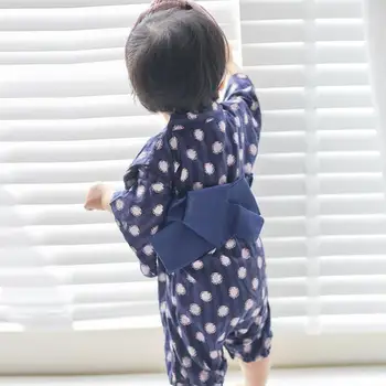 Kimono Kūdikių Berniukų, Mergaičių Drabužiai Japonų Stiliaus Vaikams Romper Retro Chalatas Vienodų Drabužių Kūdikiams Pižama, Gėlių Kostiumas Y534