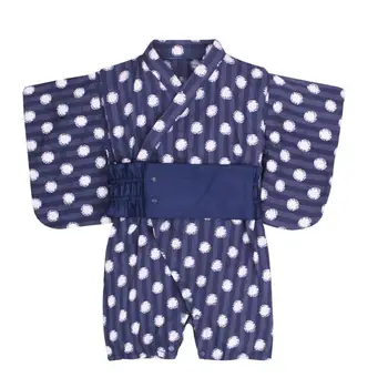 Kimono Kūdikių Berniukų, Mergaičių Drabužiai Japonų Stiliaus Vaikams Romper Retro Chalatas Vienodų Drabužių Kūdikiams Pižama, Gėlių Kostiumas Y534