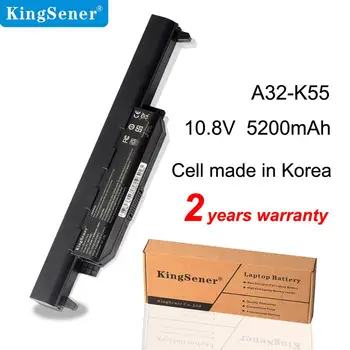 KingSener A32-K55 Baterija ASUS K55 K55V X55U A45 A45D A45V A75A A75V K45 K45N K45V K75 K75A K75D R400 R500 X45A X55C A41-K55
