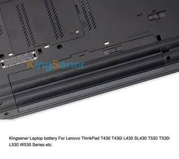 KingSener Korėja Cell Baterija Lenovo ThinkPad T430 T430I T530 T530I W530 SL430 SL530 L430 L530 45N1104 45N1105 45N1013