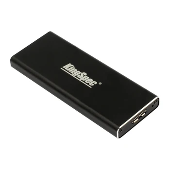 KingSpec M. 2 NGFF (SATA Signalas) 22*42 22*80 SSD USB 3.0 Caddy Išorinis HDD Talpyklos HD Kietojo Disko Adapteris Tinka B+M RAKTO LIZDAS