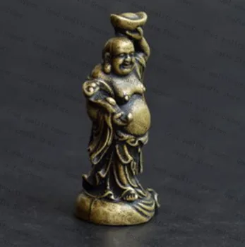 Kinija surinkimo archaize žalvario maitrėjos mažas statula