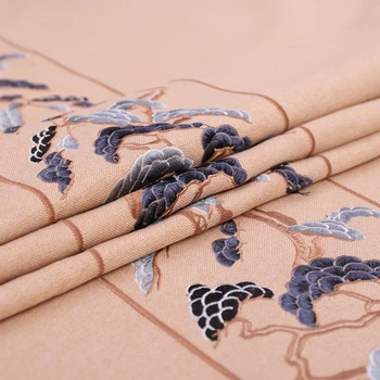 Kinijos siuvinėjimo lino audinio siuvimo užvalkalas stalo runner poliesterio audinio