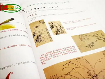 Kinijos teptukas dažymo technika knygą iš įrašo įgudęs: Four Seasons gėlių, paukščių tradicinio kraštovaizdžio paveikslų ,4pcs