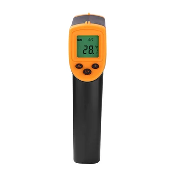 Kišeninis Ne-Susisiekite su Infraraudonųjų spindulių Termometras su LCD Temperatūros Matuoklis Skaitmeninis ir SPINDULIŲ Pramonės Termometras Lazerinis Pyrometer -50~600°C