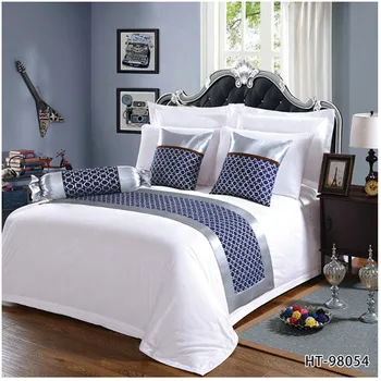Klasikinio Japonijos stiliaus tamsiai mėlynos geometrijos spausdinti stalo runner retro lova runner rankšluostį Aukštos kokybės namų hotel patalynės viršelio dekoras