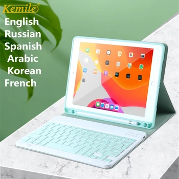 Klaviatūra iPad 8 Kartai 10.2 2020 Oro 3 10.5 Oro 2 9.7 2018 Atveju, Klaviatūra, skirta 