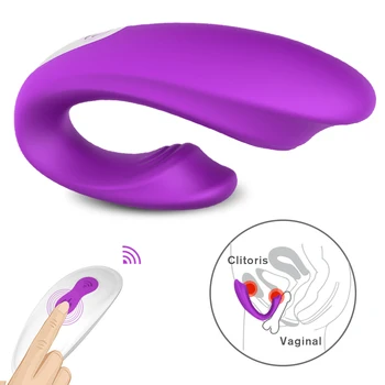 Klitorio ir G-taško Vibratorius su 9 Galinga Vibracija Klitorio G Spot Stimuliatorius Sekso Žaislas Moterims Solo Žaisti ar Poros Įdomus