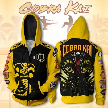 Kobra Ka Val Armorr Hoodies Cosplay Kostiumų Karate Kid Striukės Cosplay 3D Spausdinimo Hoodies Megztiniai vyrams, moterims Kelnes
