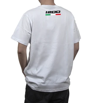KODASKIN Atsitiktinis Vyrai Lenktynių T-shirt marškinėlius Motociklo Tee Marškinėliai Topai už DUCATI MULITSTRADA 950 1200