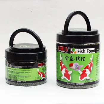 Koi Tvenkinio Žuvų Maisto Granulės Vidutinio Plūduriuojantis Karosas Granulės Vibrance Spalva Didinti Spirulina maisto Akvariumas 3mm 1700ML (butelis)