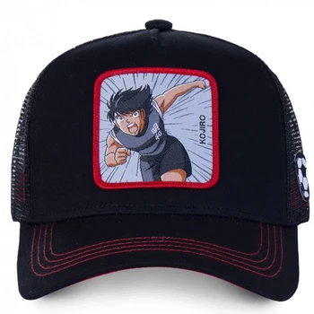 KOJIRO Akių Bžūp Anime medvilnės Pleistras beisbolo kepuraitę Karikatūros Trucker Tėtis skrybėlę Snapback Vasaros orui Mados atsitiktinis lauko kepurės