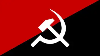 Komunistų vėliavos su Anarchija Anarcho vėliavos 3x5ft baneriai
