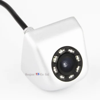 Koorinwoo Sidabro Automobilio Galinio vaizdo Kamera IR Šviesos Automobilių Stovėjimo Padėti Atbulinės eigos Atgal Galinio vaizdo Kamera HD CCD Universal Priekiniai Cam