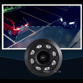 Koorinwoo Universaliųjų automobilių Stovėjimo aikštelė Rinkinys, Automobilio Galinio vaizdo CCD 8 Šviesos, atsparus Vandeniui Kameros 5 Colių TFT LCD Ekranas HD 800P Skaitmeninis Ekranas Veidrodėlis