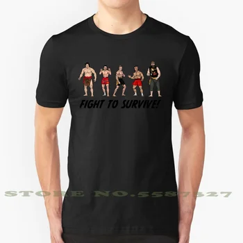 Kovoti, Kad Išgyventų! 1988 Mados Derliaus Marškinėlius T Shirts Jcvd Bolo Yeung Jean-Claude Van Damme Van Damme Bolo Bloodsport Frank